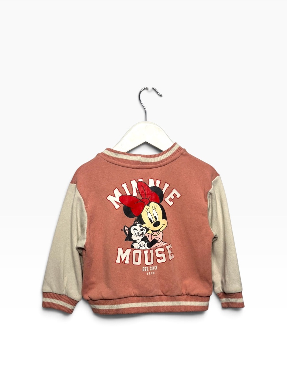 ⭐️ 5/$30 H&M Kids Disney Minnie Mouse Cardigan Sweater size 2T - Picture 2 of 2